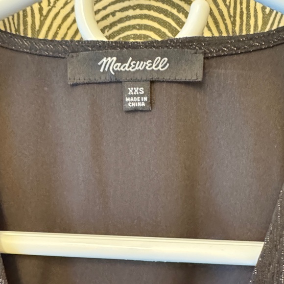 ✨Madewell Black Sheer Blouse - Picture 4 of 7